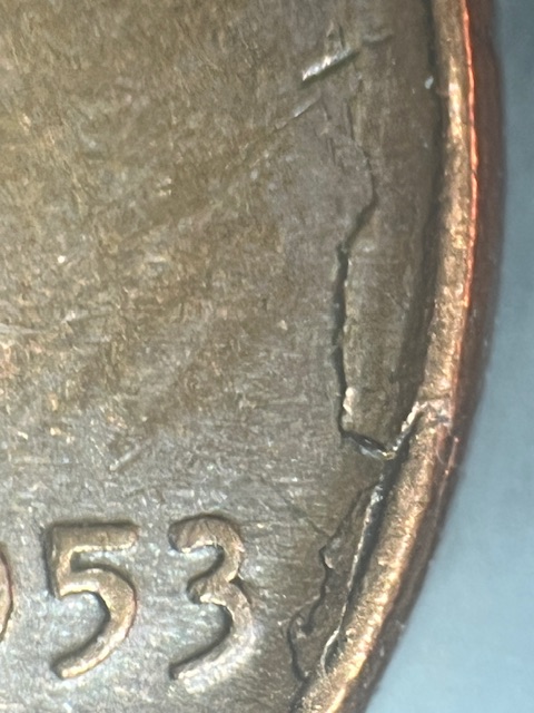Lincoln-Cent-1953-Lamination-Problem-?